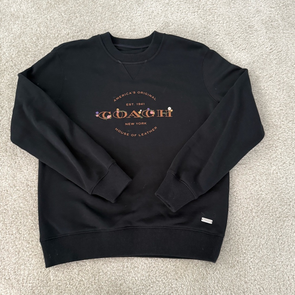 Coach sweatshirt- size XS
